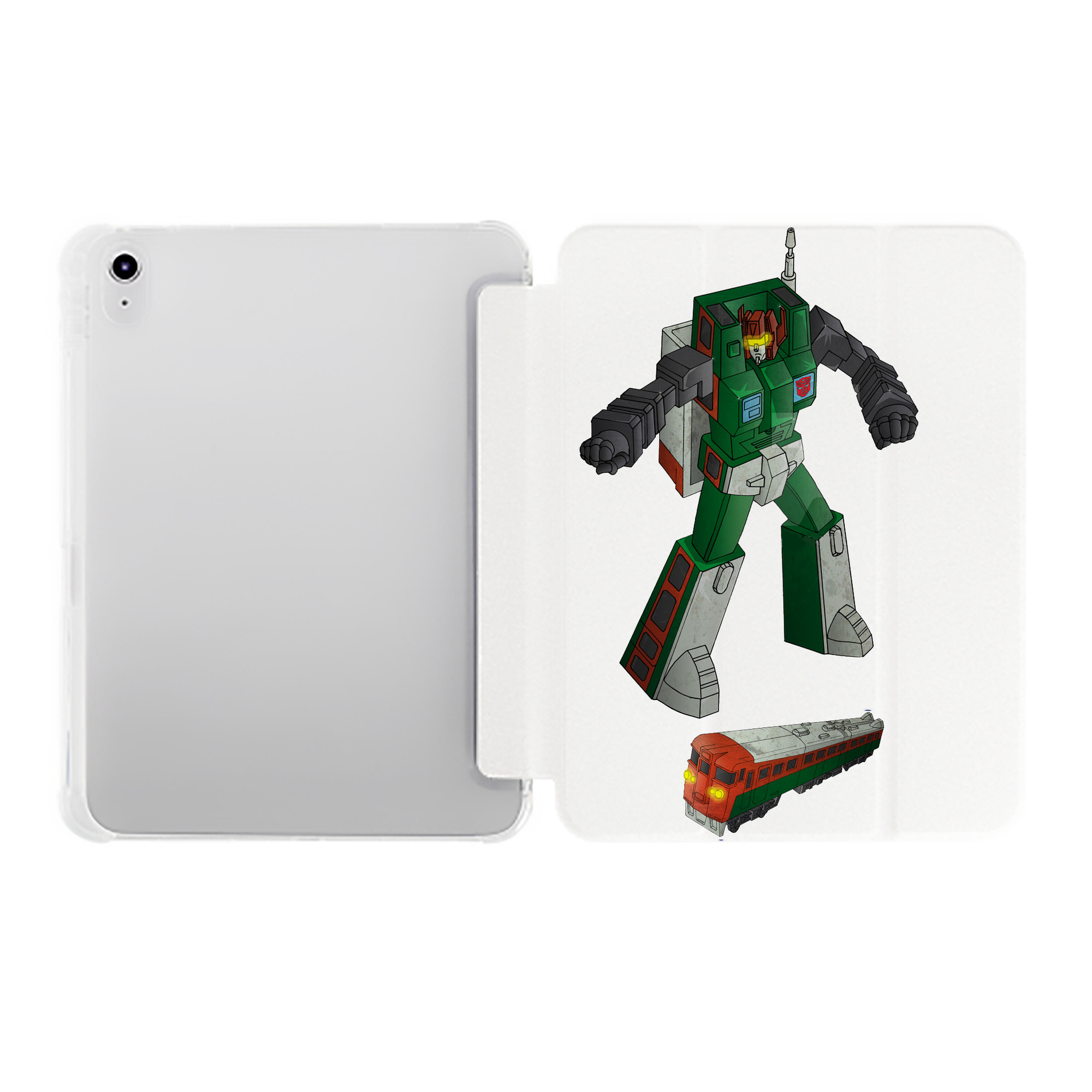 （画像用）  IPad ケース ペン収納付き 三つ折りスタンド PUレザー×シリコン 対応機種9.5/10.5/10.9インチ